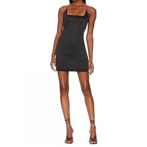 NEW BEC + BRIDGE stella mini dress in black